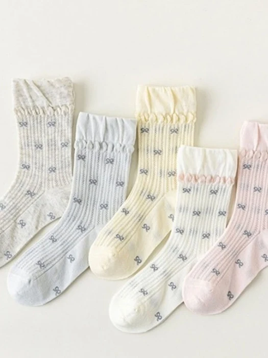 Ribbon Pastel Sock Set