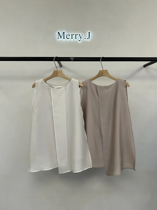 Organza Layered Slit Blouse