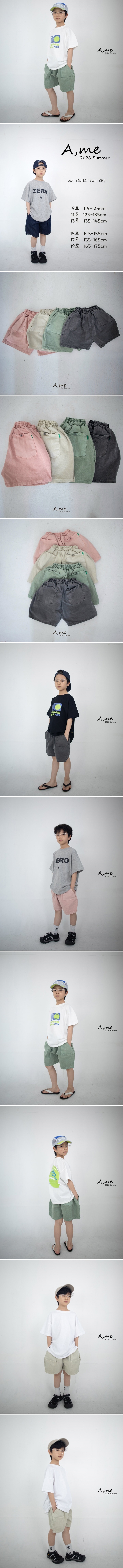 A Me - Korean Children Fashion - #kidsshorts - Barrel Pigment Shorts