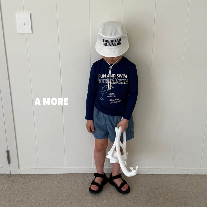 A More - Korean Children Fashion - #childofig - Check Swim Pants - 10