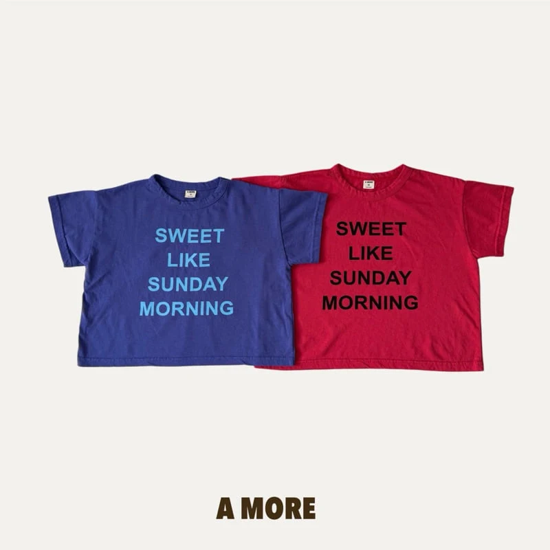 A More - Korean Children Fashion - #kidsshorts - Morning 33 Tee