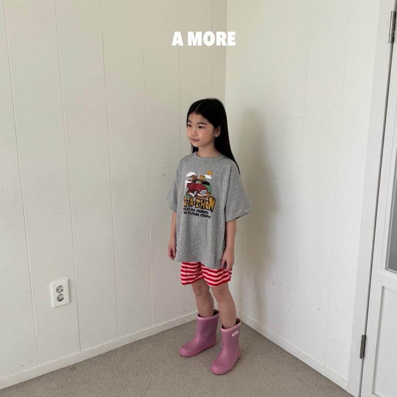 A More - Korean Children Fashion - #kidsshorts - Car Tee - 11