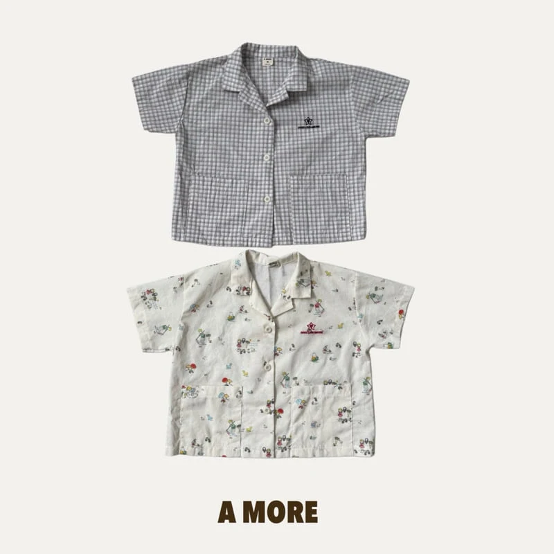 A More - Korean Children Fashion - #magicofchildhood - Honolulu Shirt