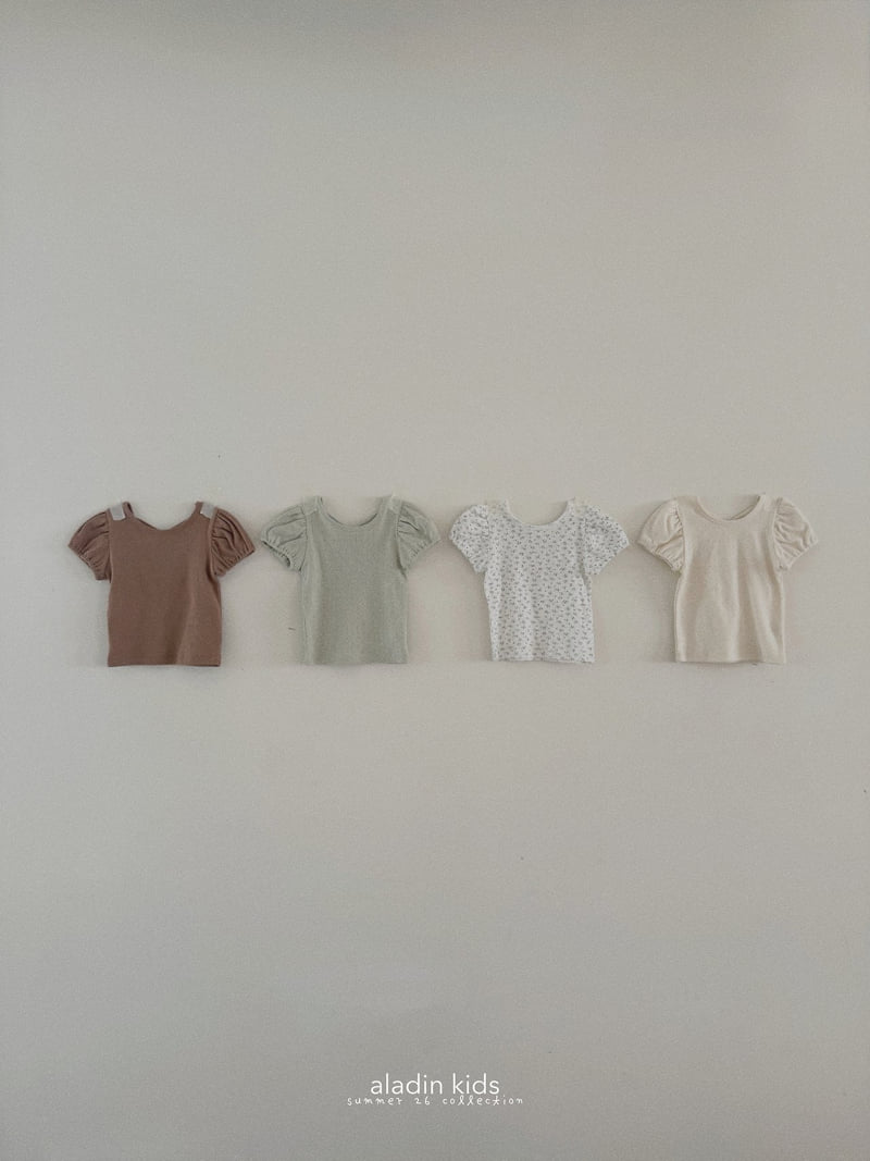 Aladin - Korean Children Fashion - #childofig - X Puff Tee - 3