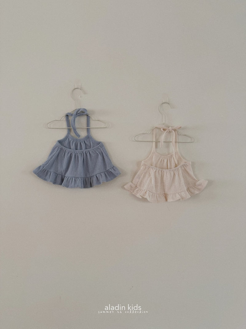 Aladin - Korean Children Fashion - #childrensboutique - Halter Neck Blouse - 5