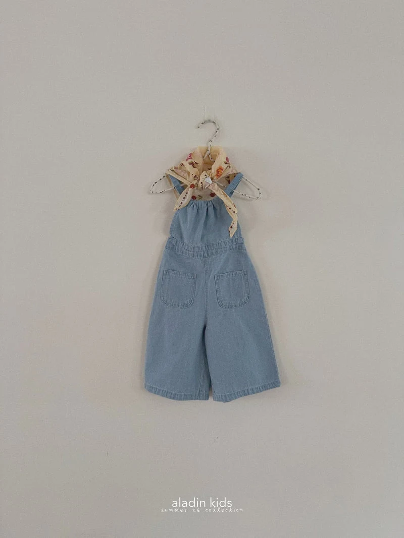 Aladin - Korean Children Fashion - #discoveringself - Halter Neck Overalls - 2