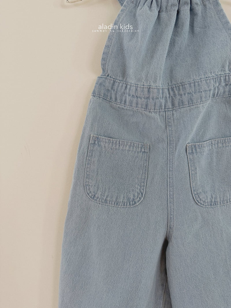 Aladin - Korean Children Fashion - #kidsstore - Halter Neck Overalls - 5