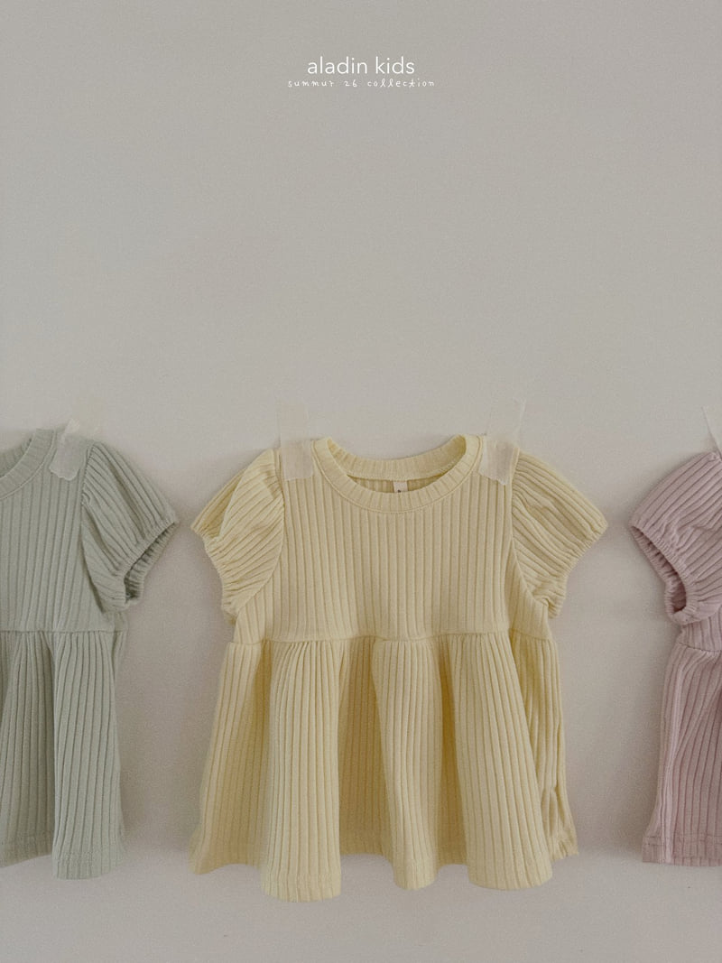 Aladin - Korean Children Fashion - #Kfashion4kids - Signature Ribbed Blouse - 4