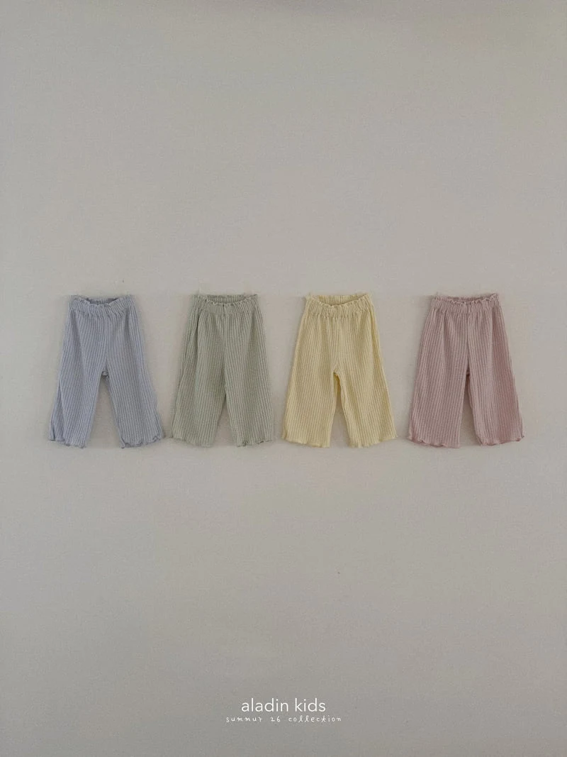 Aladin - Korean Children Fashion - #littlefashionista - Signature Ribbed Pants