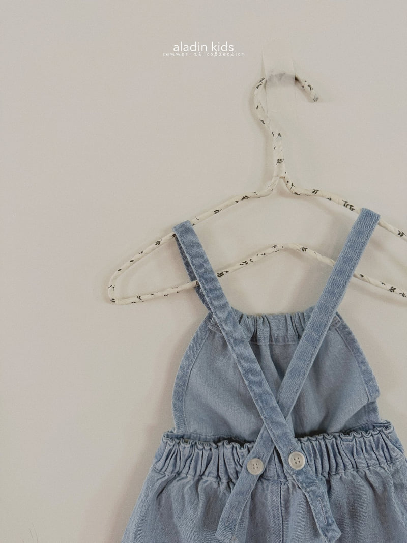 Aladin - Korean Children Fashion - #littlefashionista - Halter Neck Overalls - 8