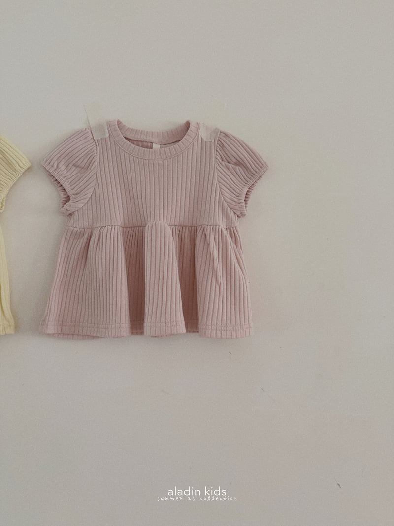 Aladin - Korean Children Fashion - #magicofchildhood - Signature Ribbed Blouse - 5