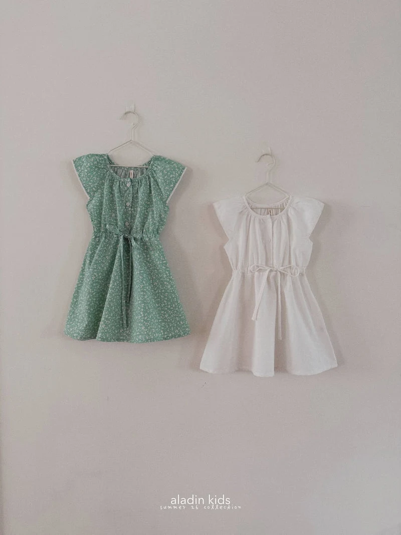 Aladin - Korean Children Fashion - #minifashionista - Shirring One-piece