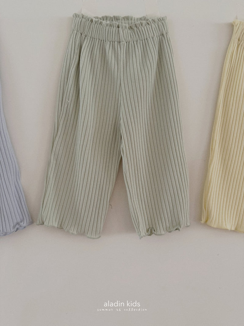 Aladin - Korean Children Fashion - #minifashionista - Signature Ribbed Pants - 3