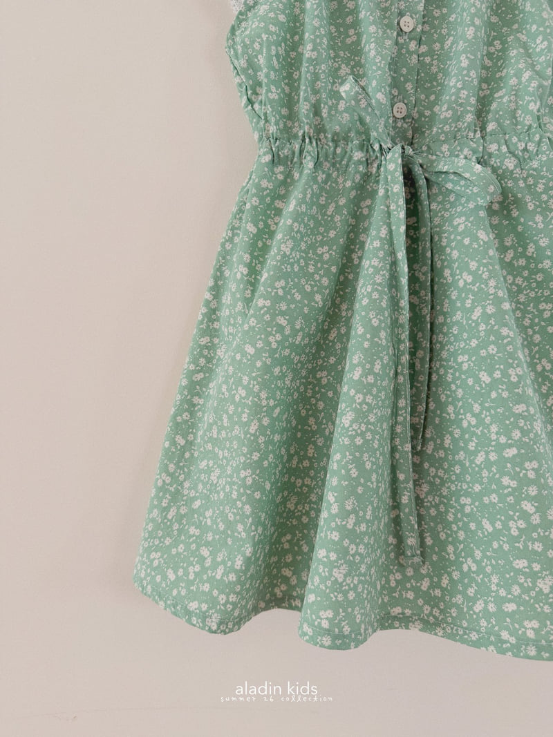 Aladin - Korean Children Fashion - #prettylittlegirls - Shirring One-piece - 2