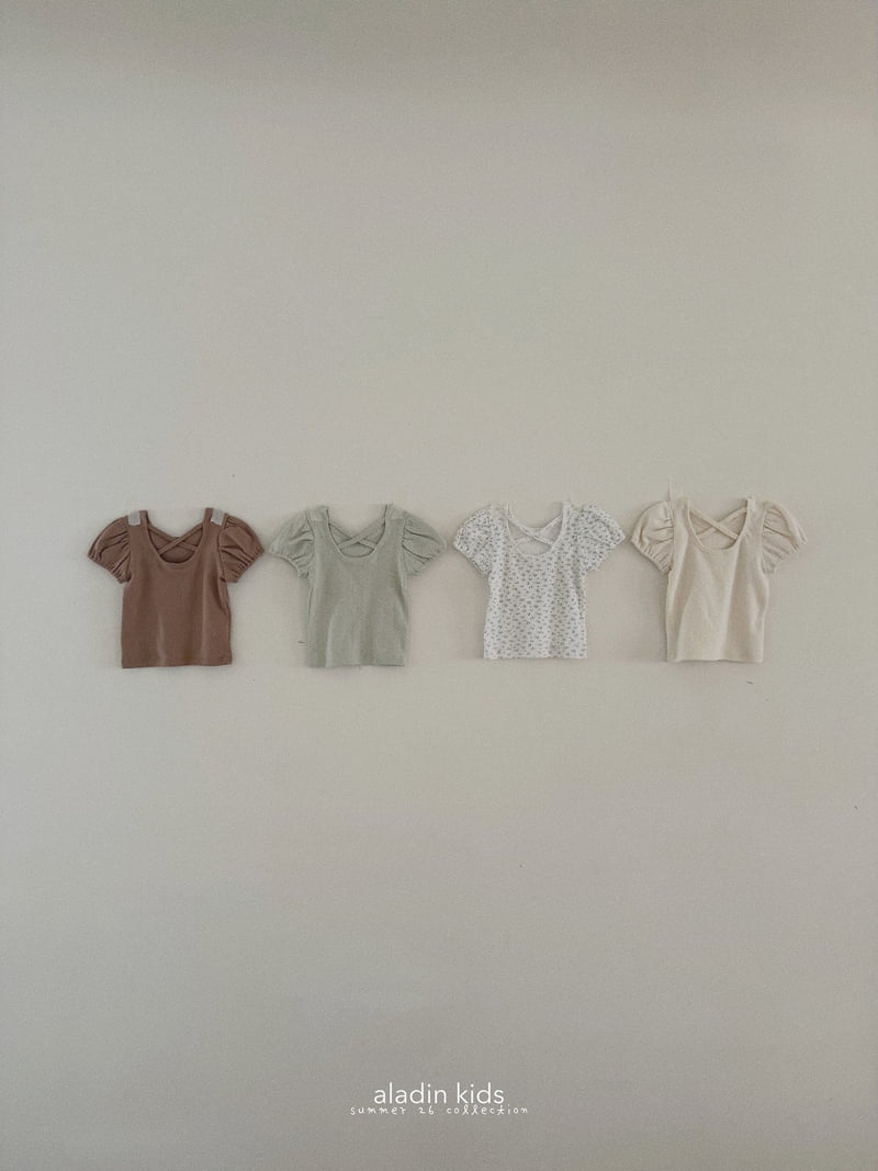 Aladin - Korean Children Fashion - #prettylittlegirls - X Puff Tee