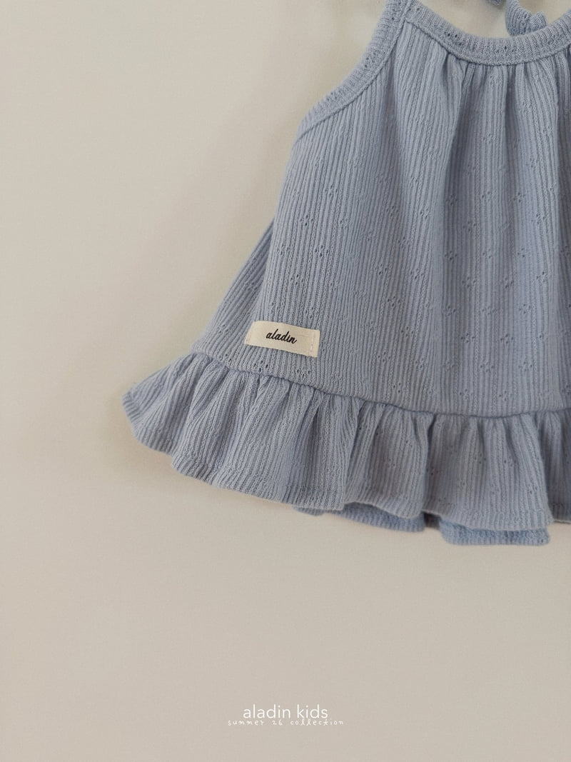 Aladin - Korean Children Fashion - #stylishchildhood - Halter Neck Blouse - 3