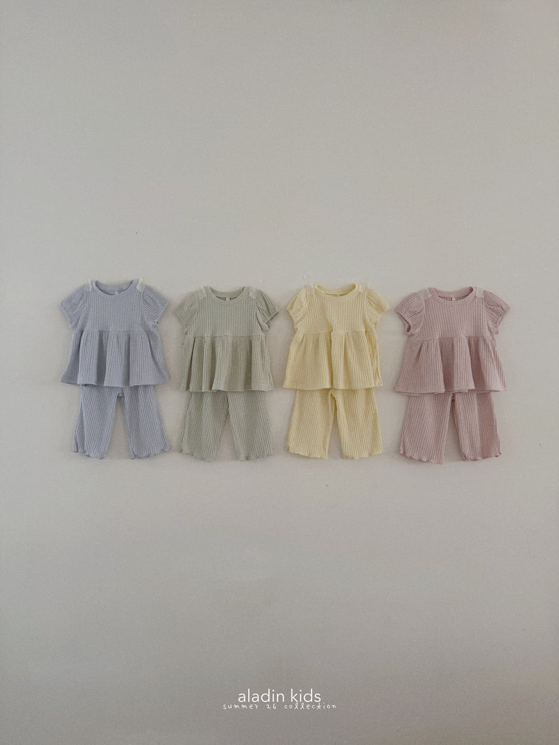 Aladin - Korean Children Fashion - #todddlerfashion - Signature Ribbed Blouse - 8