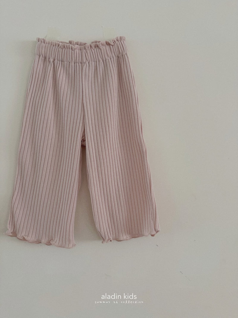 Aladin - Korean Children Fashion - #todddlerfashion - Signature Ribbed Pants - 5