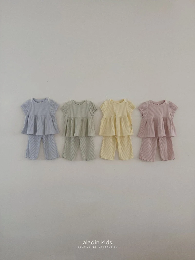 Aladin - Korean Children Fashion - #toddlerclothing - Signature Ribbed Pants - 6