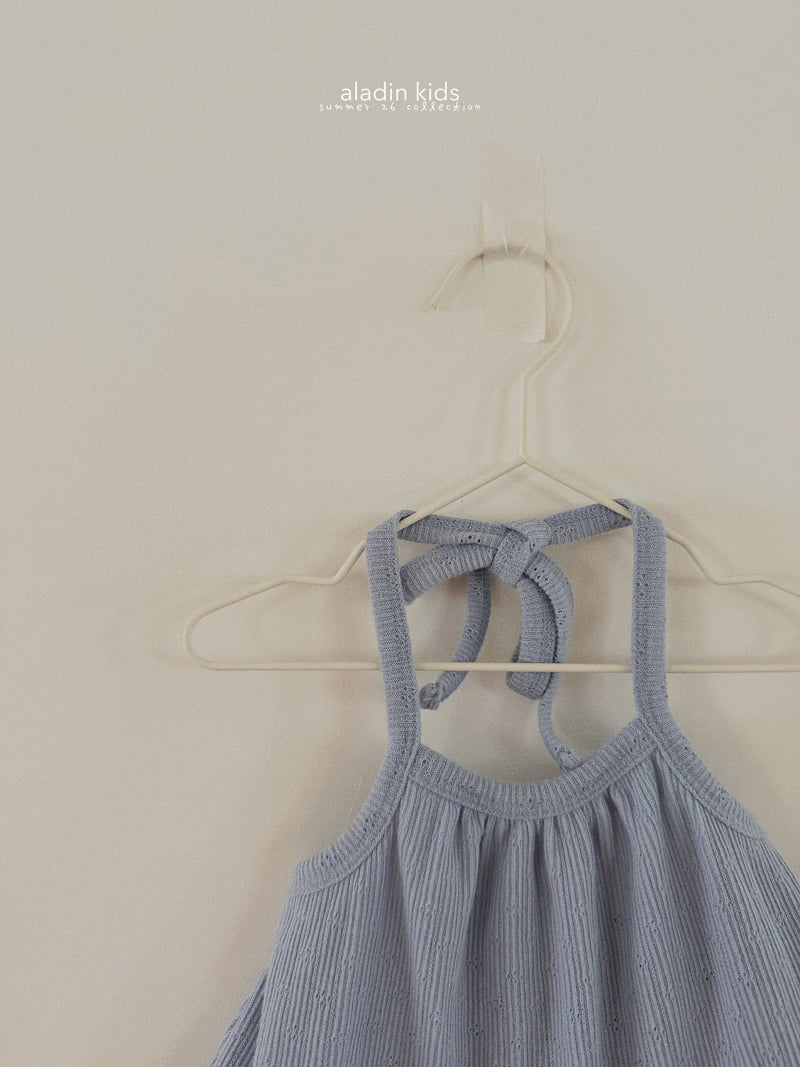 Aladin - Korean Children Fashion - #toddlerclothing - Halter Neck Blouse - 2