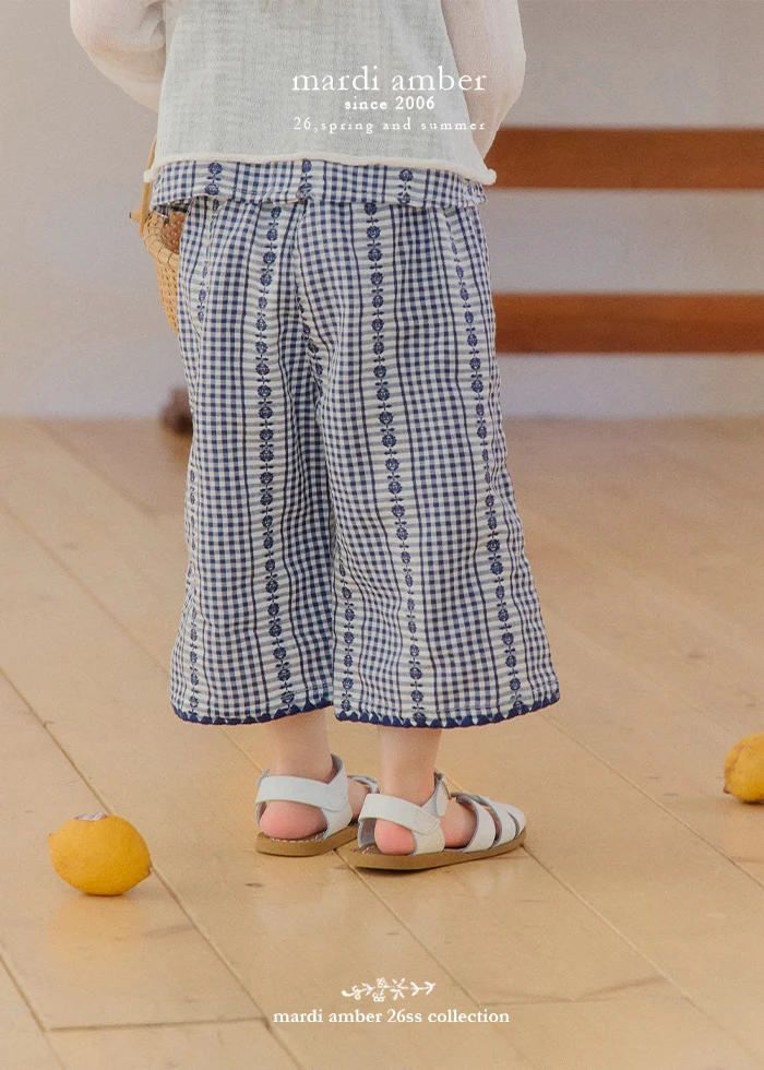 Amber - Korean Children Fashion - #fashionkids - Poppy Check Pants