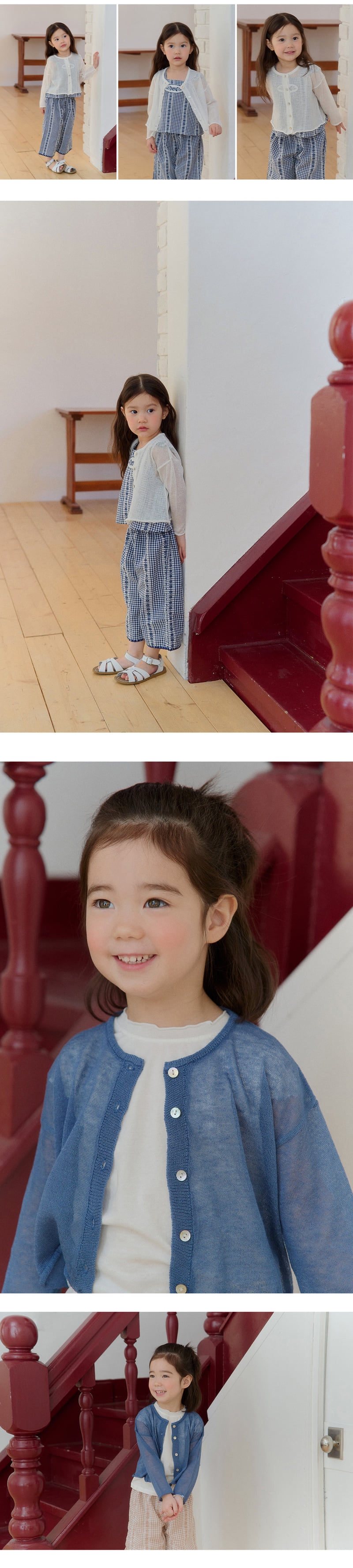 Amber - Korean Children Fashion - #kidsshorts - Summer Linen Cardigan - 3