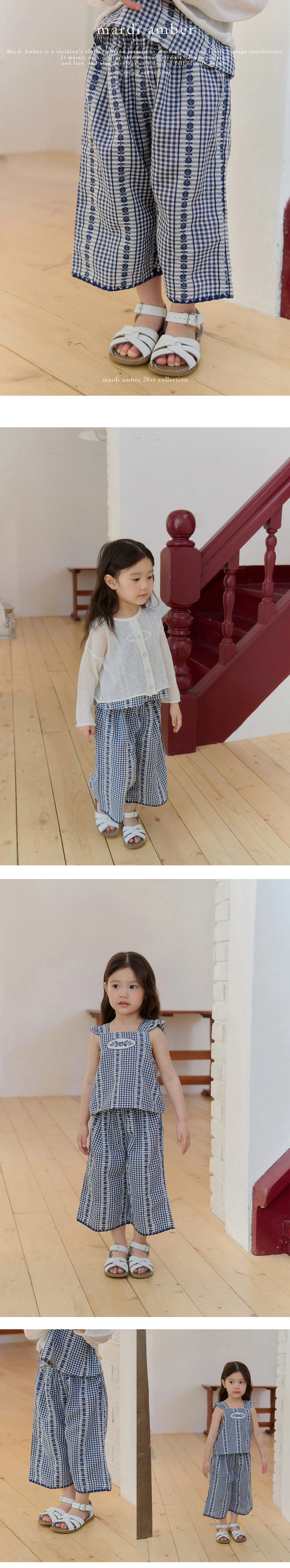 Amber - Korean Children Fashion - #kidsshorts - Poppy Check Pants - 2