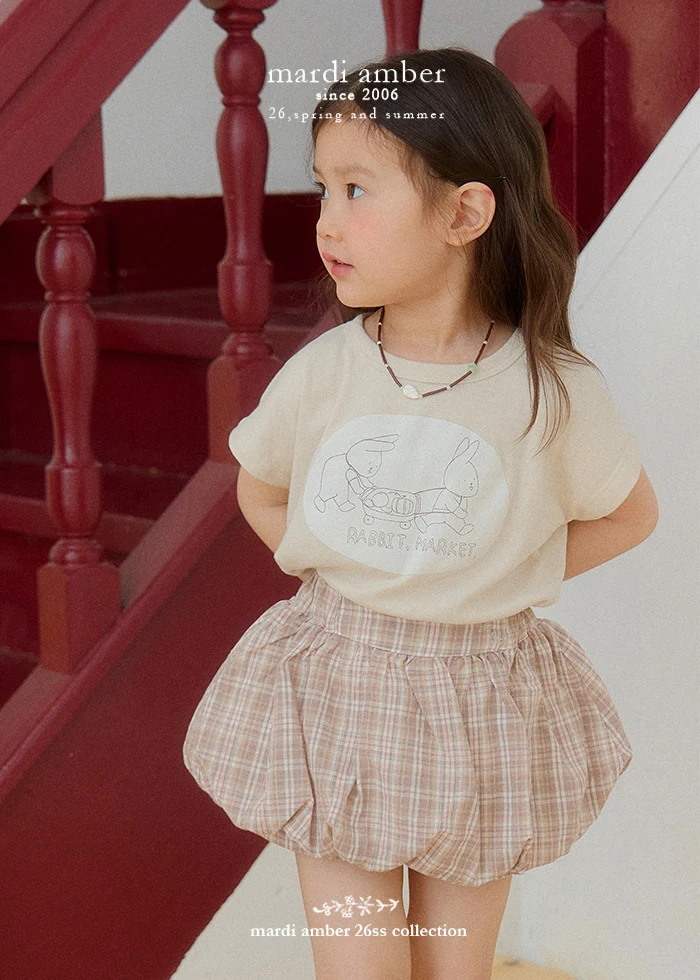 Amber - Korean Children Fashion - #kidsshorts - Rabbit Market Tee