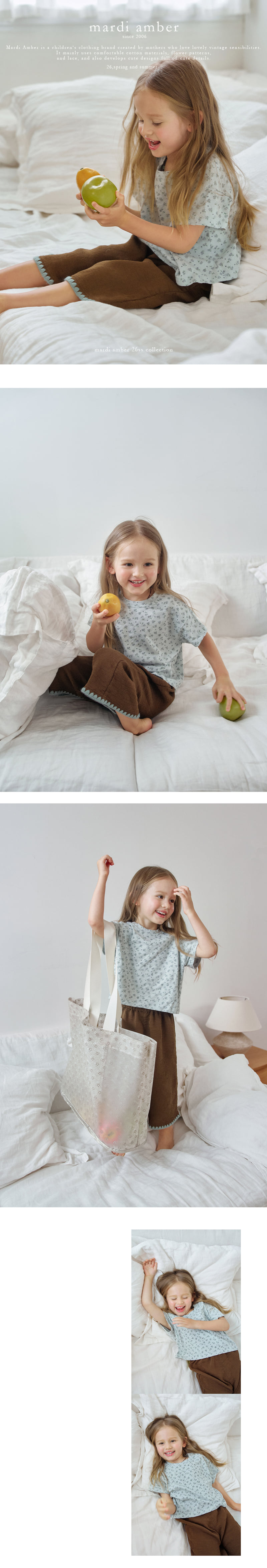 Amber - Korean Children Fashion - #kidsshorts - Eco Tee - 2