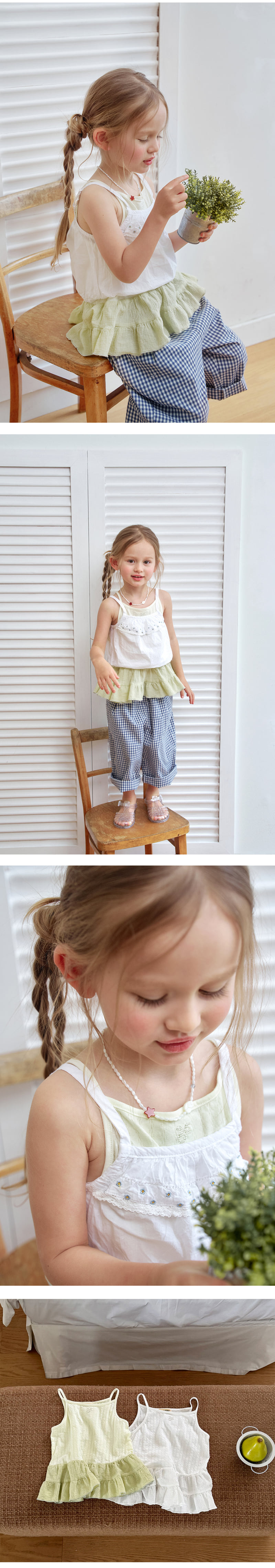 Amber - Korean Children Fashion - #kidsstore - Bella Frill Sleeveless - 3