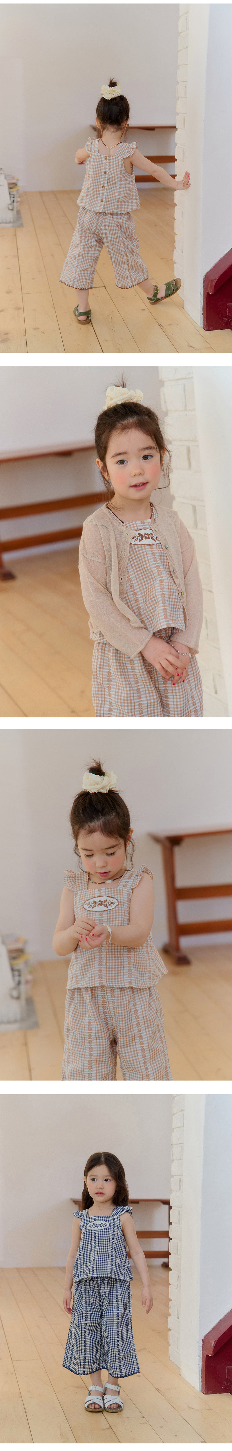 Amber - Korean Children Fashion - #magicofchildhood - Rosie Check Blouse - 3