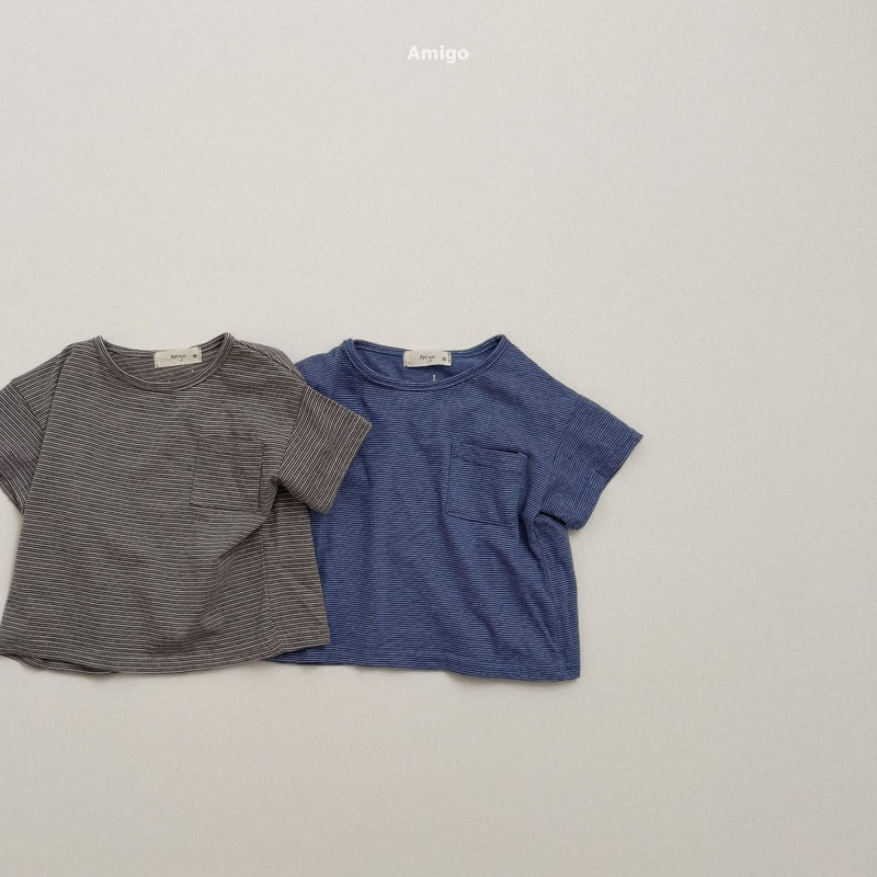 Amigo - Korean Children Fashion - #Kfashion4kids - Pin Stripe Tee - 5