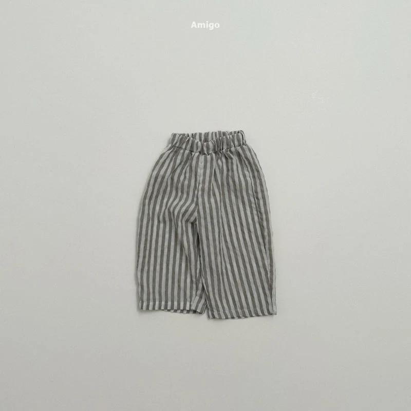 Amigo - Korean Children Fashion - #Kfashion4kids - Flowy Stripe Pants - 3