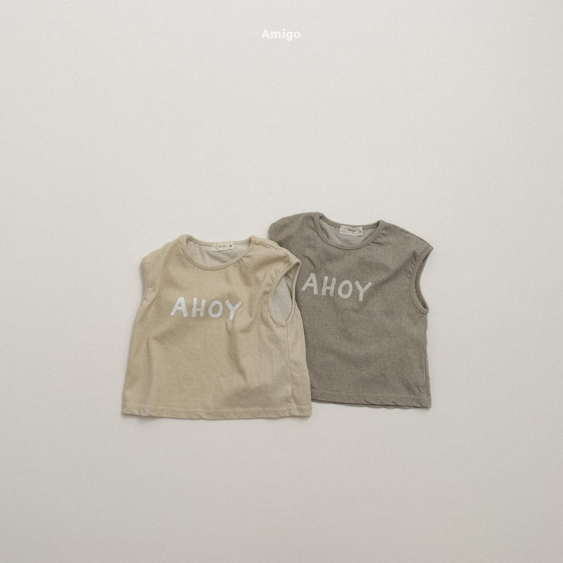 Amigo - Korean Children Fashion - #Kfashion4kids - Velour Sleeveless - 2