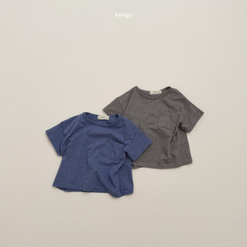 Amigo - Korean Children Fashion - #childofig - Pin Stripe Tee - 10
