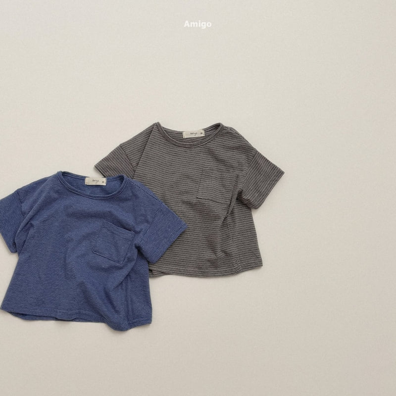 Amigo - Korean Children Fashion - #childofig - Pin Stripe Tee - 11
