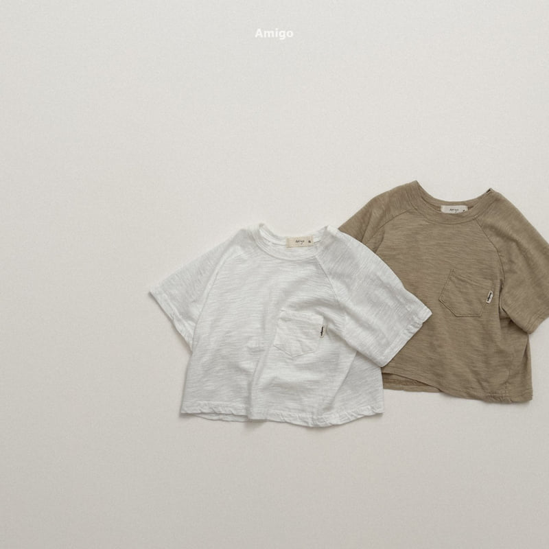 Amigo - Korean Children Fashion - #prettylittlegirls - Pocket Raglan Tee - 4