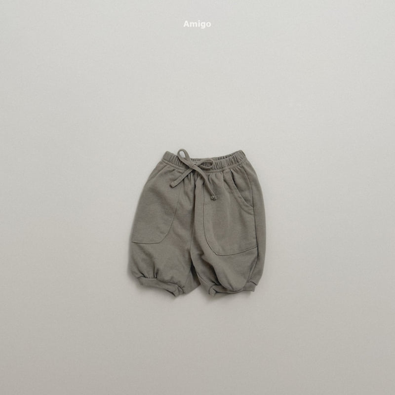 Amigo - Korean Children Fashion - #childofig - 5-Length Jogger Pants - 2