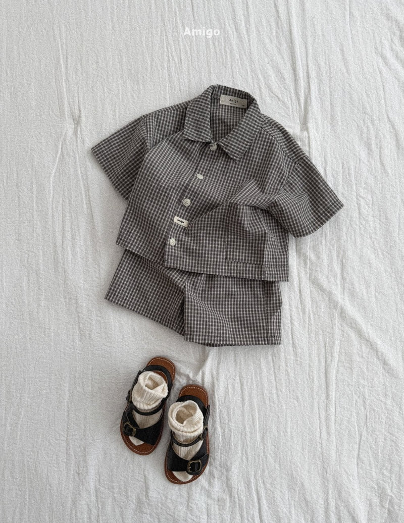 Amigo - Korean Children Fashion - #childofig - Swing Check Pants - 9