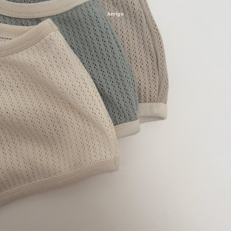 Amigo - Korean Children Fashion - #childrensboutique - Rain Jacquard Sleeveless - 8