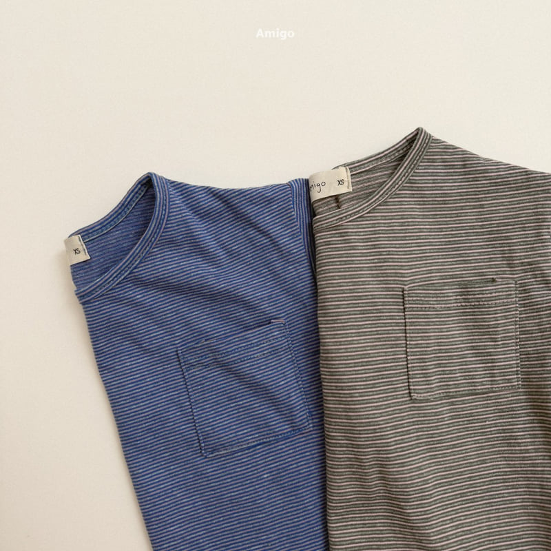 Amigo - Korean Children Fashion - #childrensboutique - Pin Stripe Tee - 12
