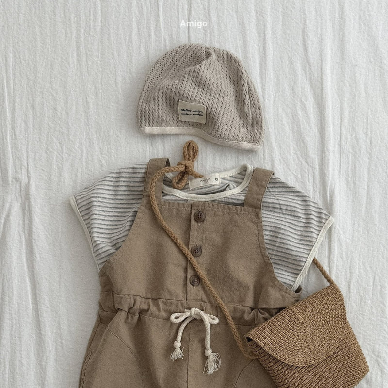 Amigo - Korean Children Fashion - #childrensboutique - Magic Suspender Pants - 8