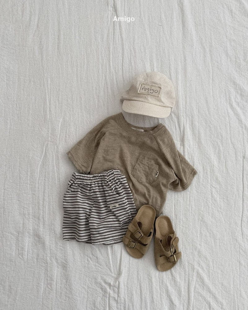 Amigo - Korean Children Fashion - #childrensboutique - Pocket Raglan Tee - 6