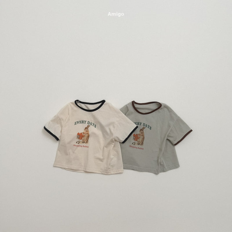 Amigo - Korean Children Fashion - #childrensboutique - Rabbit Tee