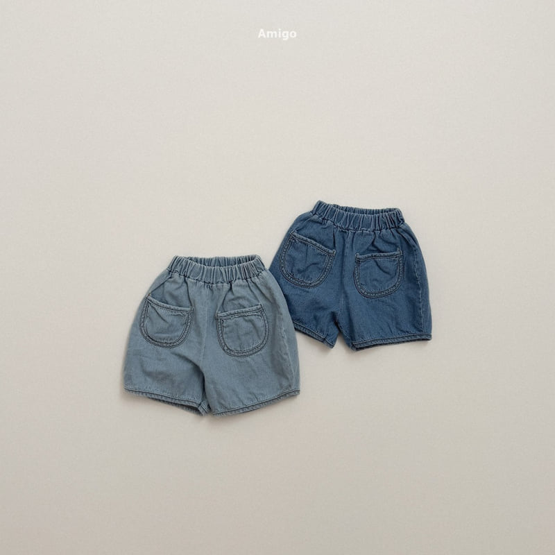 Amigo - Korean Children Fashion - #designkidswear - Round Denim Pants