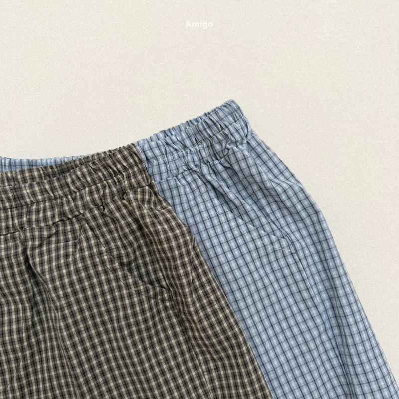 Amigo - Korean Children Fashion - #designkidswear - Swing Check Pants - 11