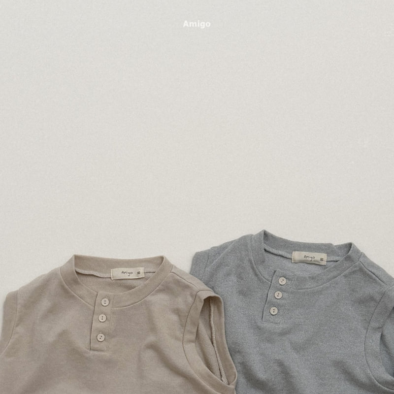 Amigo - Korean Children Fashion - #designkidswear - Bokashi Vest - 8