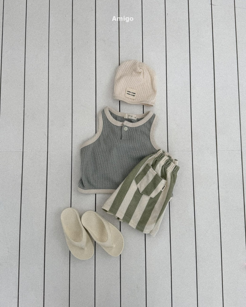 Amigo - Korean Children Fashion - #discoveringself - Rain Jacquard Sleeveless - 10
