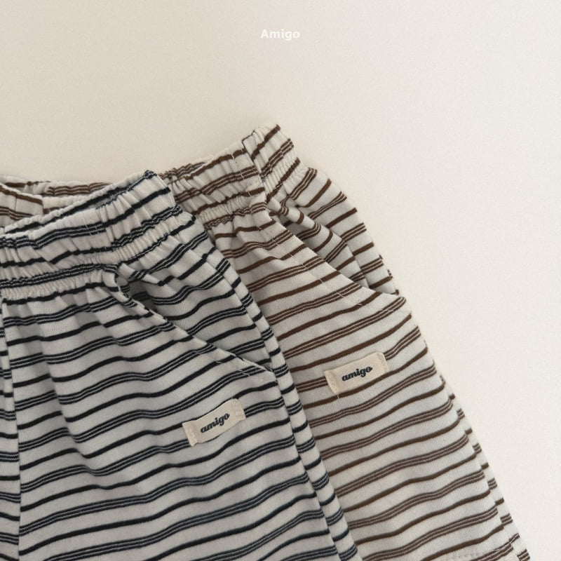 Amigo - Korean Children Fashion - #discoveringself - Cream Stripe Pants - 9