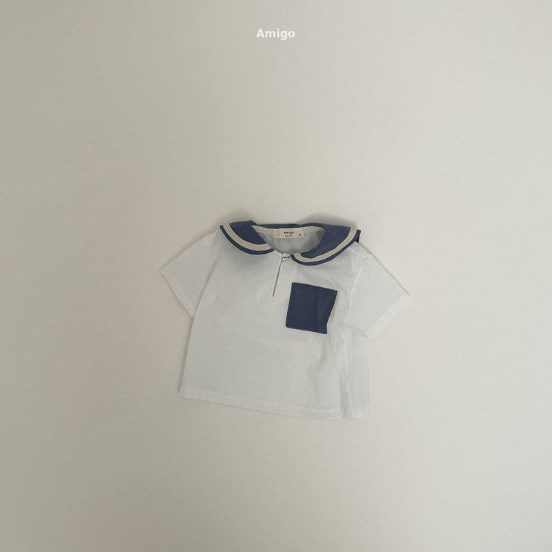Amigo - Korean Children Fashion - #discoveringself - Cloud Sailor Blouse - 3